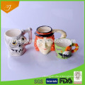 ghost face ceramic tiki mug, customer cool design, halloween ghost mug